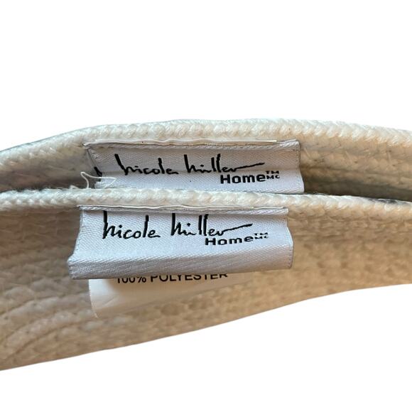 Nicole Miller Valentines Day Placemats 15" Round Paris Eiffel Tower Set of 4 New - Picture 11 of 12